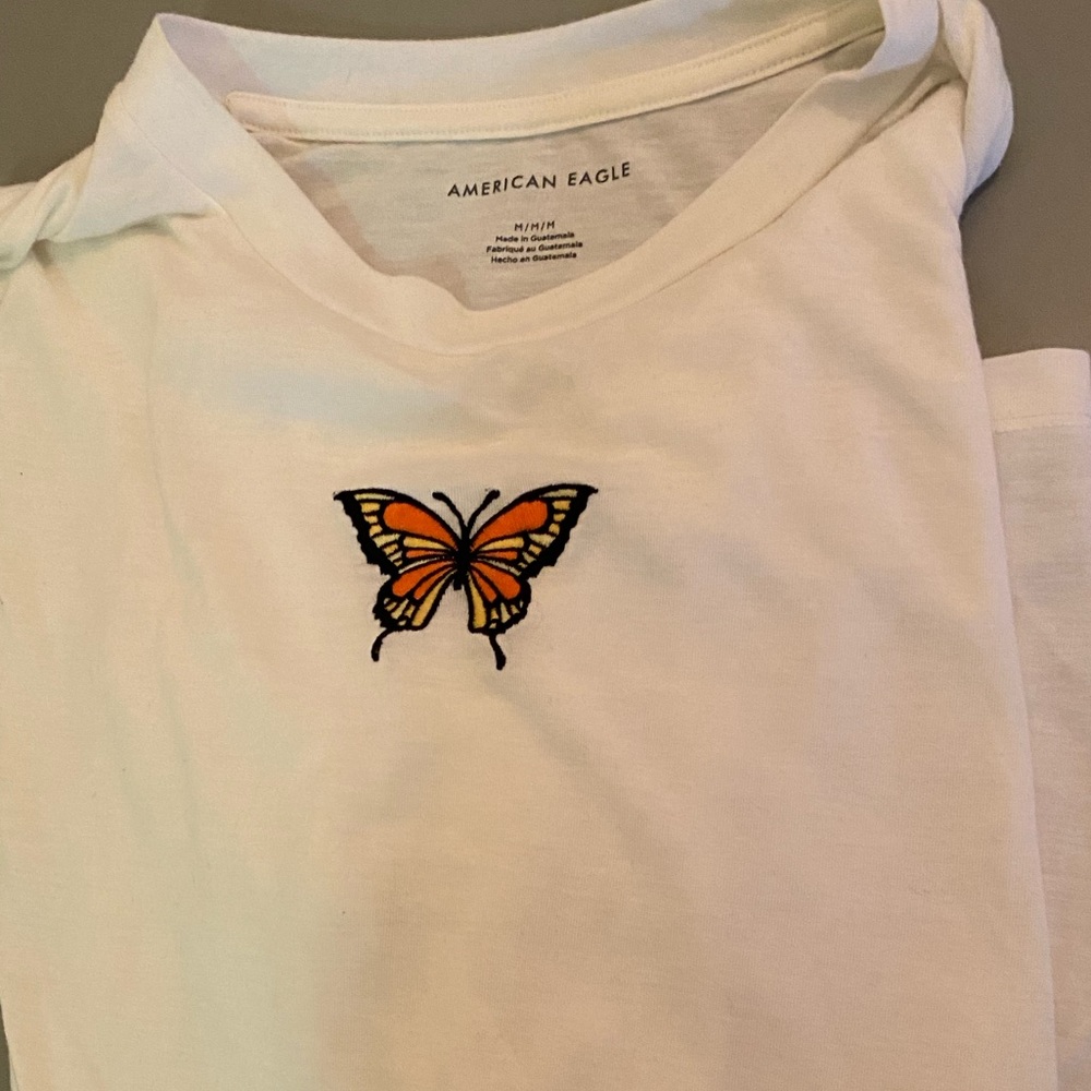 very oversized butterfly tshirt